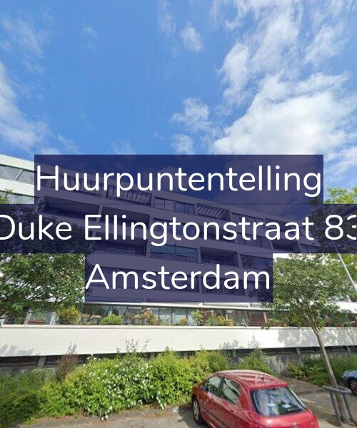 Foto gevel Huurpuntentelling voor Duke Ellingtonstraat 83, Amsterdam