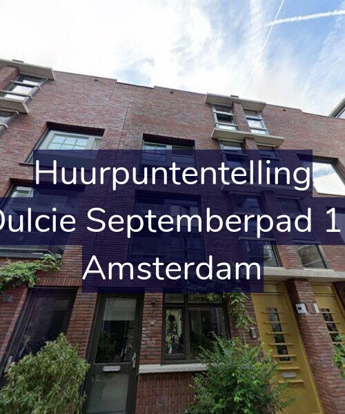 Foto gevel Huurpuntentelling voor Dulcie Septemberpad 18, Amsterdam