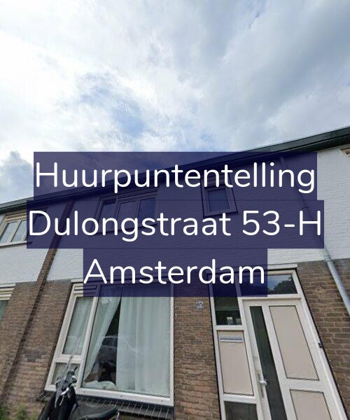 Foto gevel Huurpuntentelling voor Dulongstraat 53-H, Amsterdam
