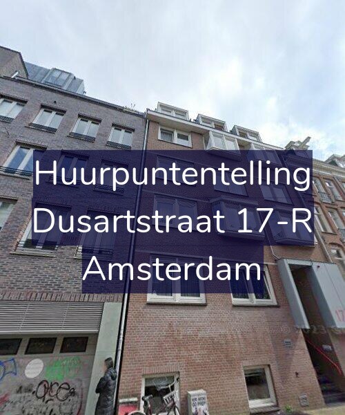 Foto gevel Huurpuntentelling voor Dusartstraat 17-R, Amsterdam