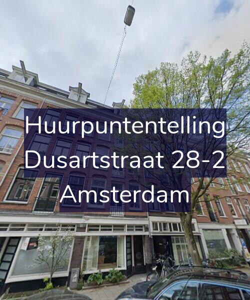 Foto gevel Huurpuntentelling voor Dusartstraat 28-2, Amsterdam