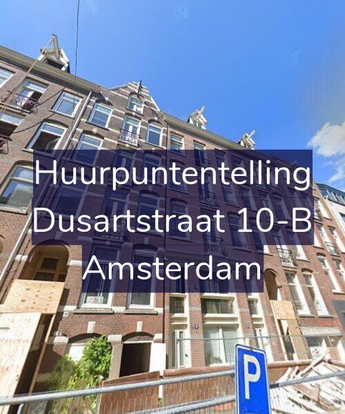 Foto gevel Huurpuntentelling voor Dusartstraat 10-B, Amsterdam