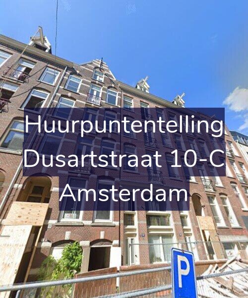Foto gevel Huurpuntentelling voor Dusartstraat 10-C, Amsterdam