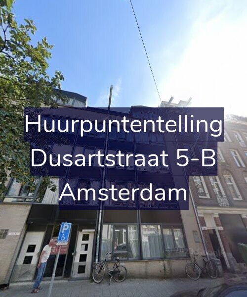 Foto gevel Huurpuntentelling voor Dusartstraat 5-B, Amsterdam