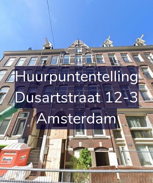 Foto gevel Huurpuntentelling voor Dusartstraat 12-3, Amsterdam