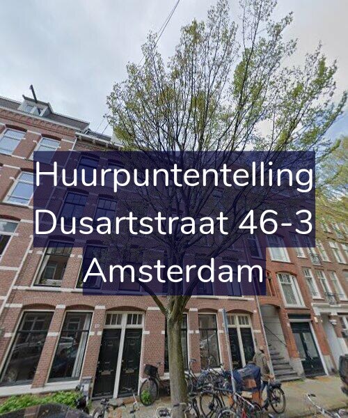 Foto gevel Huurpuntentelling voor Dusartstraat 46-3, Amsterdam