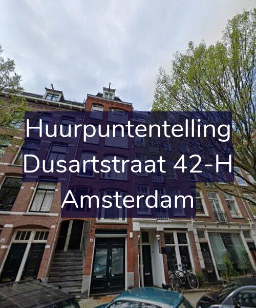 Foto gevel Huurpuntentelling voor Dusartstraat 42-H, Amsterdam