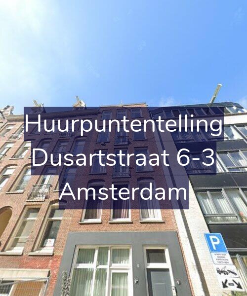 Foto gevel Huurpuntentelling voor Dusartstraat 6-3, Amsterdam