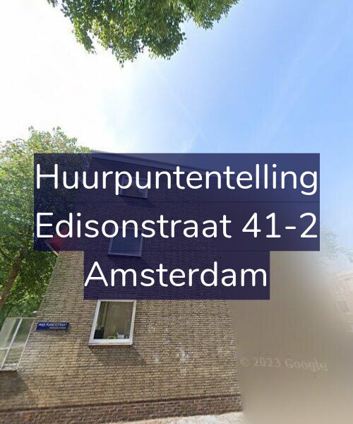 Foto gevel Huurpuntentelling voor Edisonstraat 41-2, Amsterdam