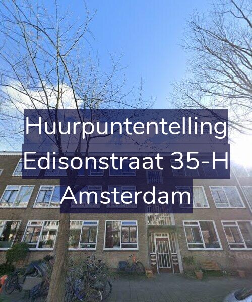 Foto gevel Huurpuntentelling voor Edisonstraat 35-H, Amsterdam