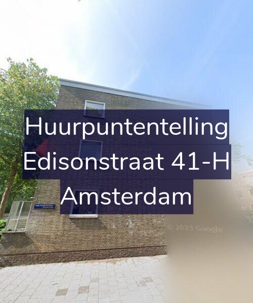Foto gevel Huurpuntentelling voor Edisonstraat 41-H, Amsterdam