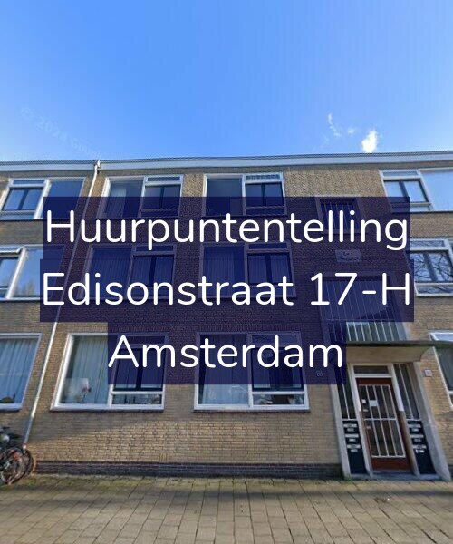 Foto gevel Huurpuntentelling voor Edisonstraat 17-H, Amsterdam