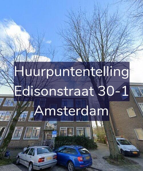 Foto gevel Huurpuntentelling voor Edisonstraat 30-1, Amsterdam