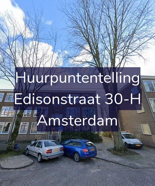 Foto gevel Huurpuntentelling voor Edisonstraat 30-H, Amsterdam