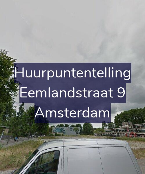 Foto gevel Huurpuntentelling voor Eemlandstraat 9, Amsterdam
