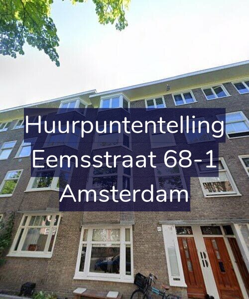 Foto gevel Huurpuntentelling voor Eemsstraat 68-1, Amsterdam