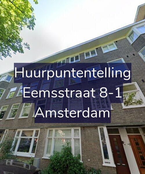 Foto gevel Huurpuntentelling voor Eemsstraat 8-1, Amsterdam