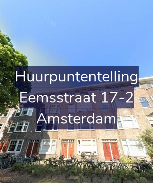 Foto gevel Huurpuntentelling voor Eemsstraat 17-2, Amsterdam