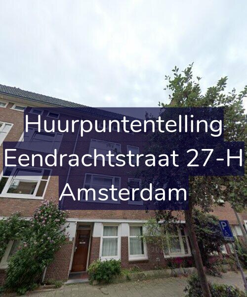 Foto gevel Huurpuntentelling voor Eendrachtstraat 27-H, Amsterdam