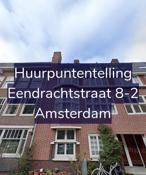 Foto gevel Huurpuntentelling voor Eendrachtstraat 8-2, Amsterdam