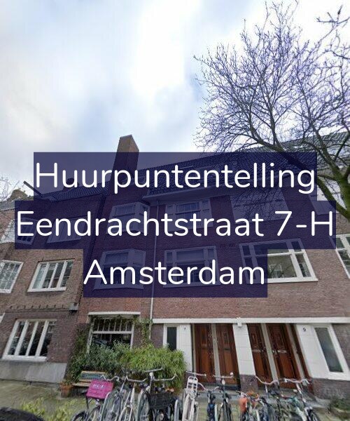 Foto gevel Huurpuntentelling voor Eendrachtstraat 7-H, Amsterdam