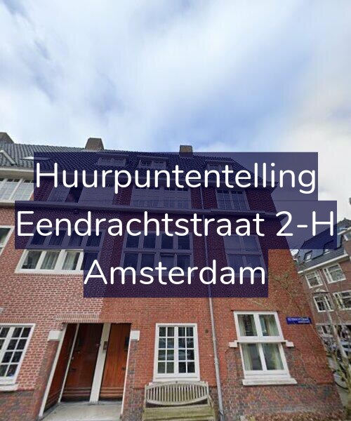 Foto gevel Huurpuntentelling voor Eendrachtstraat 2-H, Amsterdam