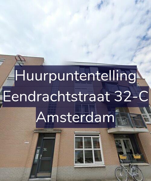 Foto gevel Huurpuntentelling voor Eendrachtstraat 32-C, Amsterdam