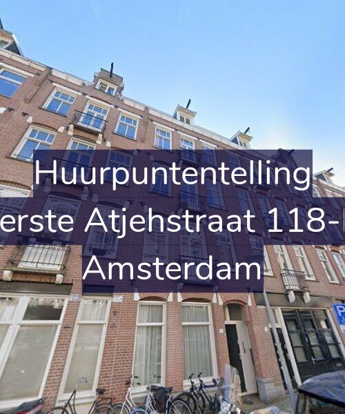 Foto gevel Huurpuntentelling voor Eerste Atjehstraat 118-D, Amsterdam