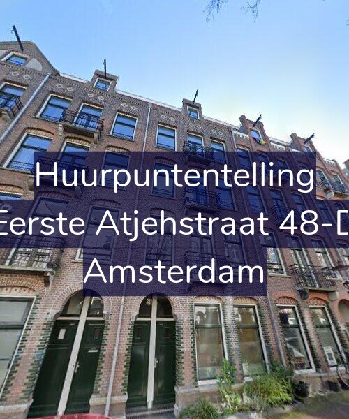Foto gevel Huurpuntentelling voor Eerste Atjehstraat 48-D, Amsterdam