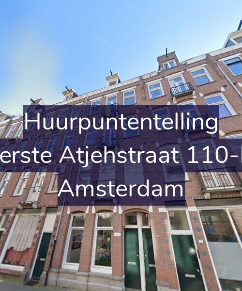 Foto gevel Huurpuntentelling voor Eerste Atjehstraat 110-H, Amsterdam