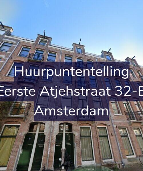 Foto gevel Huurpuntentelling voor Eerste Atjehstraat 32-B, Amsterdam