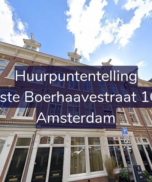 Foto gevel Huurpuntentelling voor Eerste Boerhaavestraat 16-1, Amsterdam