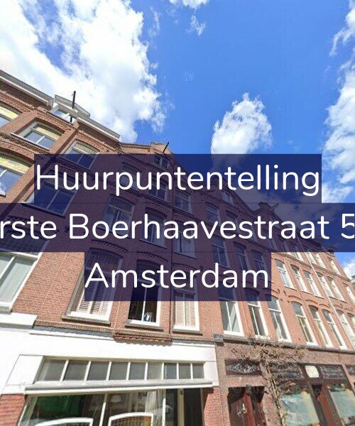 Foto gevel Huurpuntentelling voor Eerste Boerhaavestraat 5-3, Amsterdam