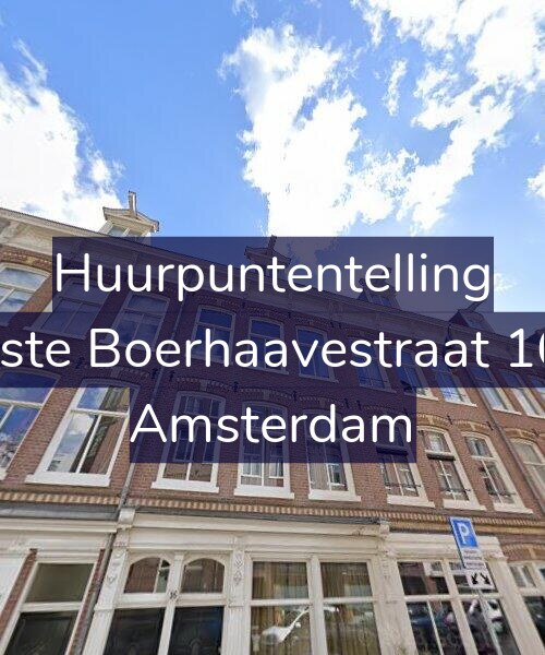 Foto gevel Huurpuntentelling voor Eerste Boerhaavestraat 16-2, Amsterdam