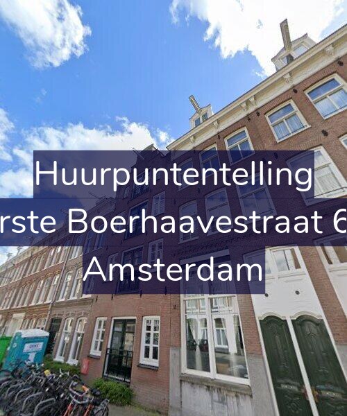 Foto gevel Huurpuntentelling voor Eerste Boerhaavestraat 6-F, Amsterdam