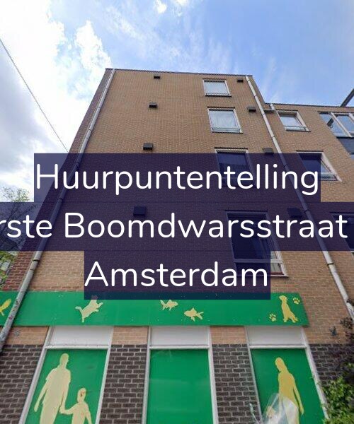 Foto gevel Huurpuntentelling voor Eerste Boomdwarsstraat 50, Amsterdam