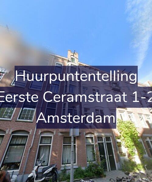 Foto gevel Huurpuntentelling voor Eerste Ceramstraat 1-2, Amsterdam