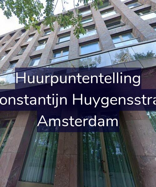 Foto gevel Huurpuntentelling voor Eerste Constantijn Huygensstraat 26-D, Amsterdam
