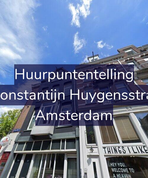 Foto gevel Huurpuntentelling voor Eerste Constantijn Huygensstraat 23-2, Amsterdam