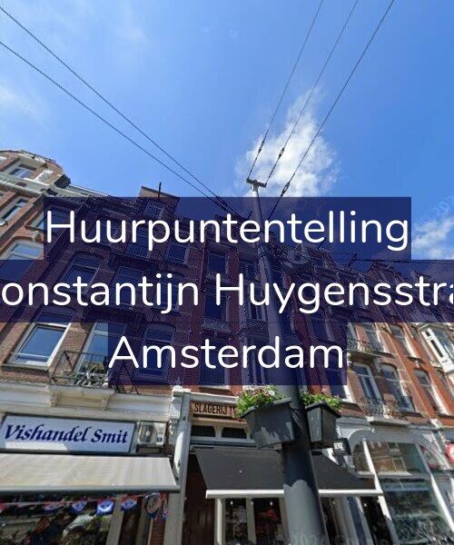 Foto gevel Huurpuntentelling voor Eerste Constantijn Huygensstraat 90-2, Amsterdam