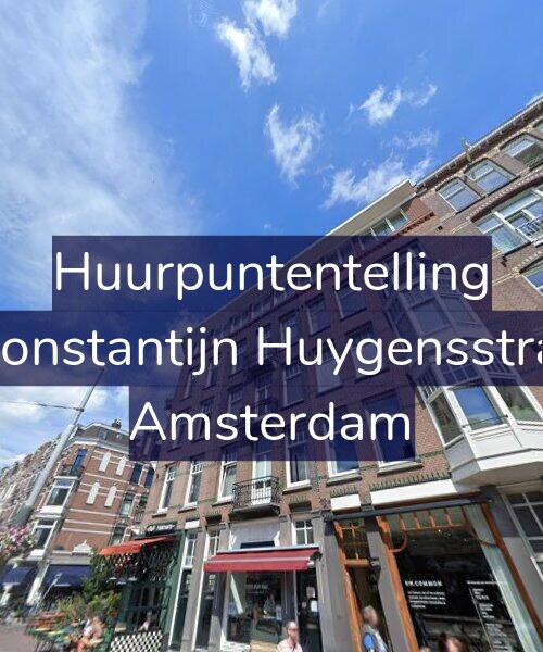 Foto gevel Huurpuntentelling voor Eerste Constantijn Huygensstraat 61-2, Amsterdam
