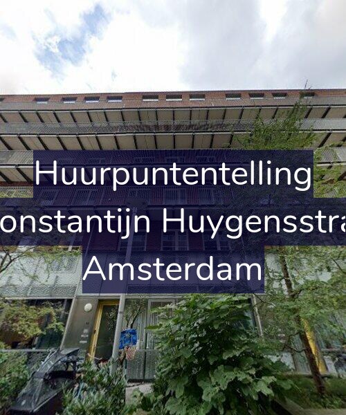 Foto gevel Huurpuntentelling voor Eerste Constantijn Huygensstraat 54-C, Amsterdam