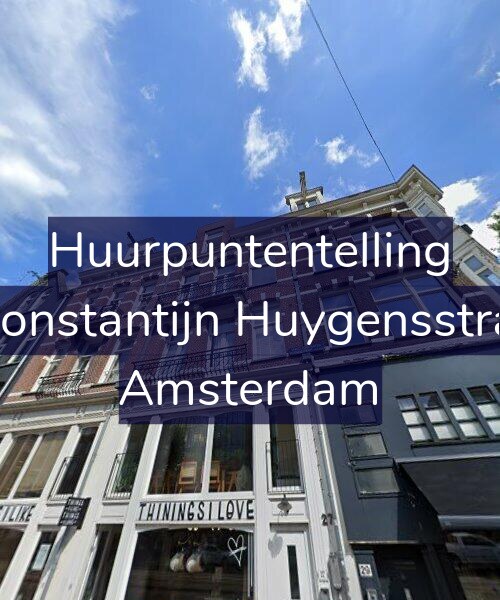 Foto gevel Huurpuntentelling voor Eerste Constantijn Huygensstraat 27-3, Amsterdam