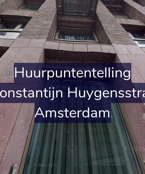 Foto gevel Huurpuntentelling voor Eerste Constantijn Huygensstraat 24-A, Amsterdam