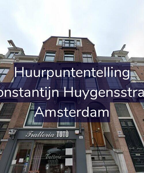 Foto gevel Huurpuntentelling voor Eerste Constantijn Huygensstraat 112-2, Amsterdam