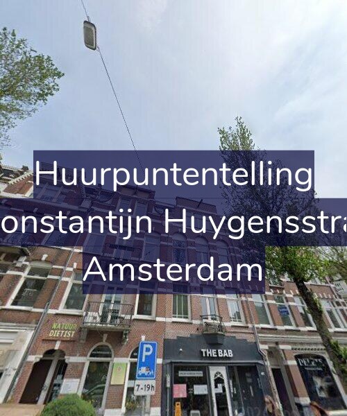 Foto gevel Huurpuntentelling voor Eerste Constantijn Huygensstraat 41-2, Amsterdam