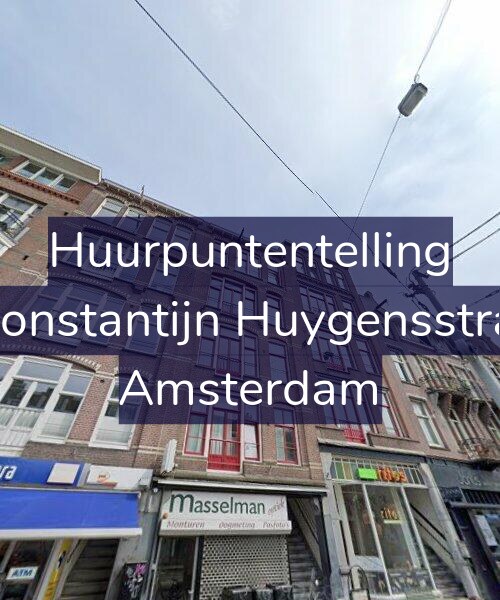 Foto gevel Huurpuntentelling voor Eerste Constantijn Huygensstraat 67-3, Amsterdam