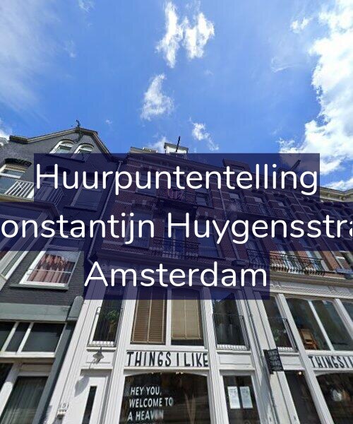 Foto gevel Huurpuntentelling voor Eerste Constantijn Huygensstraat 25-3, Amsterdam