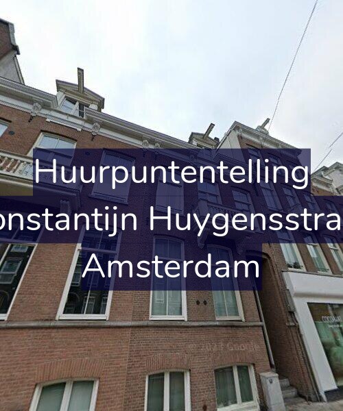 Foto gevel Huurpuntentelling voor Eerste Constantijn Huygensstraat 108-D, Amsterdam
