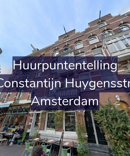 Foto gevel Huurpuntentelling voor Eerste Constantijn Huygensstraat 9-1, Amsterdam